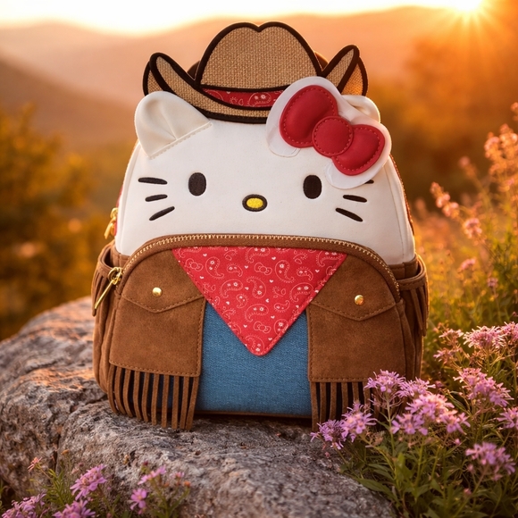 hello kitty cowboy backpack Hello Kitty Loungefly Cowboy Mini Backpack